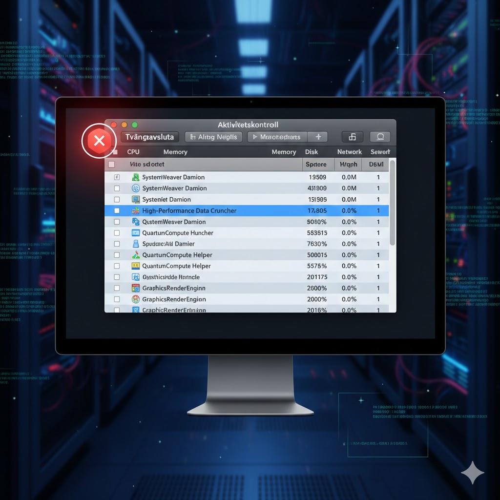avinstallera program mac program och bakgrundstjänster