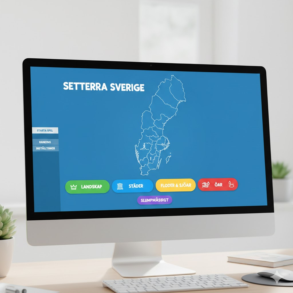 seterra sverige spel