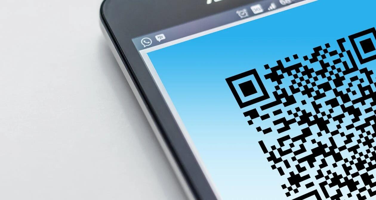 Skanna QR kod