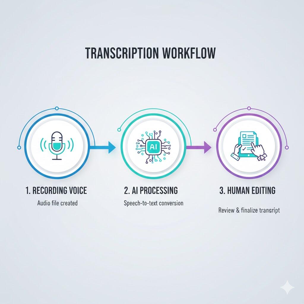 Transkribera ljudfil